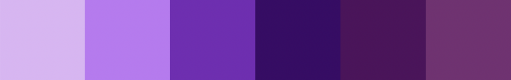 Shades of purple Color Psychology in Branding