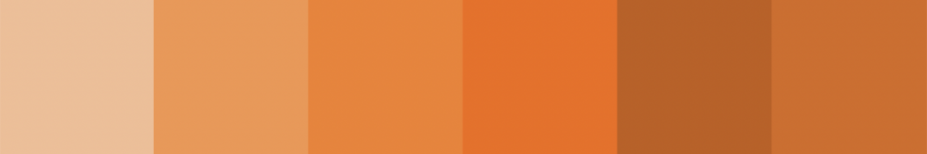 Shades of orange Color Psychology in Branding
