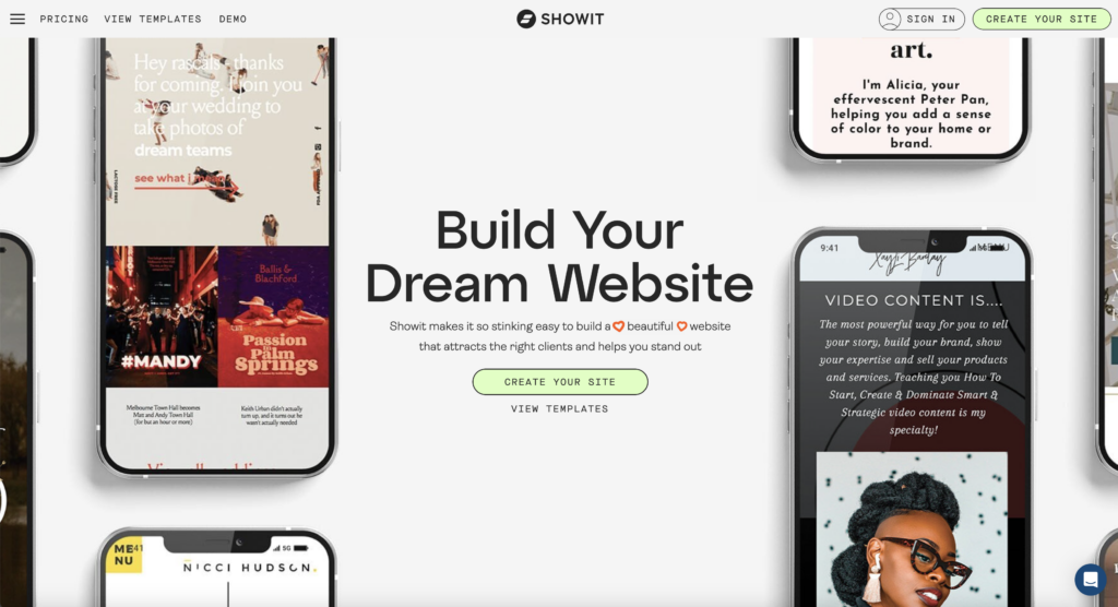 How To Build A website on Showit.